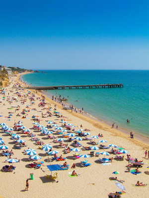 Albufeira beach